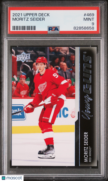 2021-2022 Upper Deck Moritz Seider #469 PSA 9
