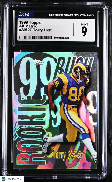 1999 Topps Torry Holt #AM27 All Matrix CGC 9