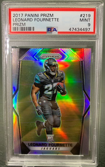 2017 Prizm Silver Leonard Fournette Jaguars PSA 9 #219