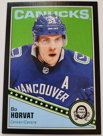 2019-20 O-Pee-Chee Bo Horvat Retro Black Border SP, 93 of 100