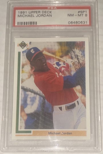 1991 Upper Deck #SP1 Michael Jordan PSA 8
