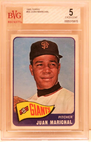 1965 Topps #50 Juan Marichal BVG 5 EXCELLENT