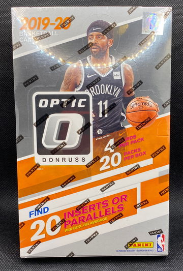 2019-20 Panini Donruss Optic NBA Basketball Factory Sealed Retail Box — 20 Packs