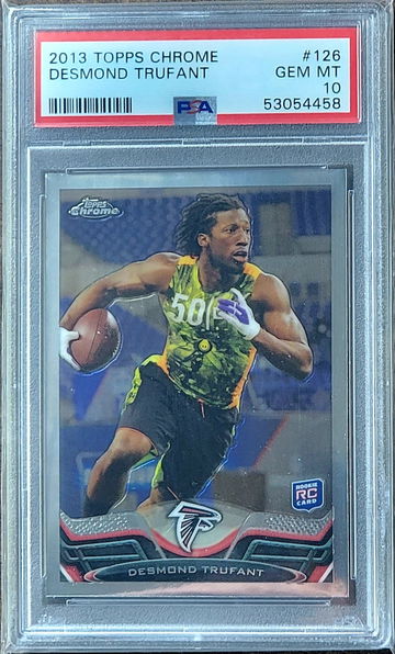 2013 DESMOND TRUFANT Topps Chrome PSA 10 Rookie RC #126