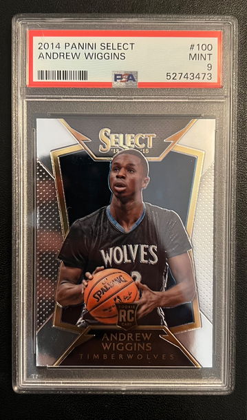 2014-15 Panini Select - Andrew Wiggins - Rookie Base PSA 9 Mint