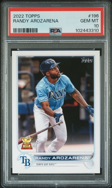 2022 Topps Randy Arozarena #196 PSA 10