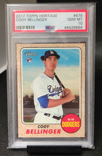 2017 Topps Heritage Cody Bellinger Psa 10