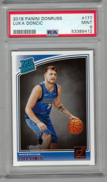Luka Doncic 2018 Panini Donruss #177 PSA 9 *12