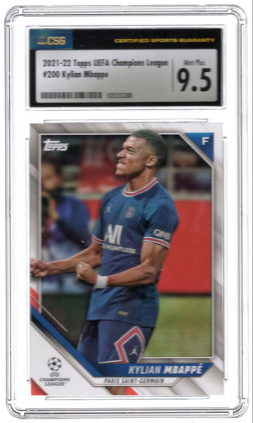 2021-22 Topps UEFA Campions Leauge Kylian Mbappe 9.5