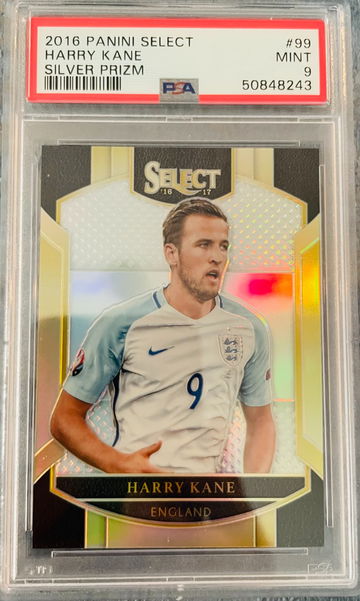 Harry Kane 2016 Select Silver Prizm #99 PSA Mint England