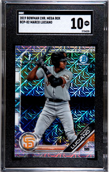 2019 Bowman Chrome Marco Luciano Mega Box RC SGC 10