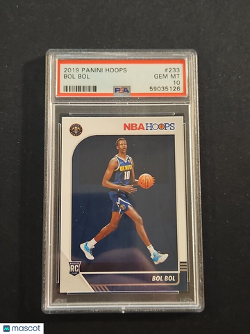 2019 Panini Hoops Bol Bol #233 Rookie PSA 10