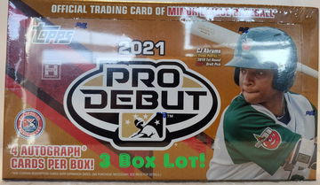 3 Box Lot 2021 Topps Pro Debut Hobby Box Factory Sealed 24 Packs 4 Autos Box!!🧨🧨🧨🧨