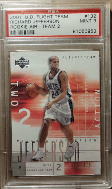 Richard Jefferson 2001 UD RC PSA 9 #141/375