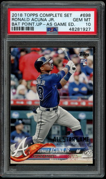 2018 Topps All-Star Game Edition #698 Ronald Acuna PSA 10 Gem Mint