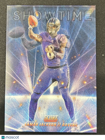 2025 Panini Score Showtime Lamar Jackson #12