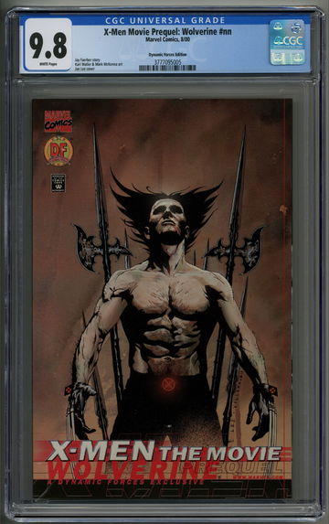 X-Men the Movie Prequel: Wolverine CGC 9.8 Dynamic Forces edt.