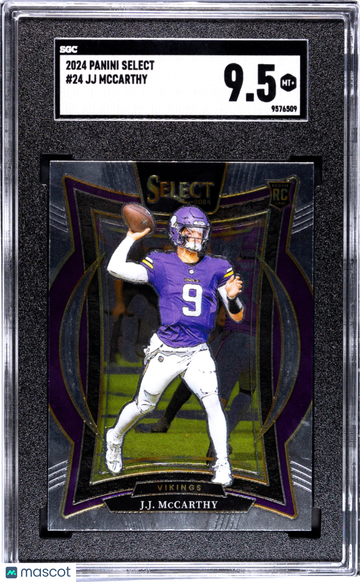2024 Panini Select JJ Mccarthy #24 SGC 9.5
