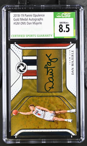 DAN MAJERLE OPULENCE GOLD MEDAL  AUTO 2018