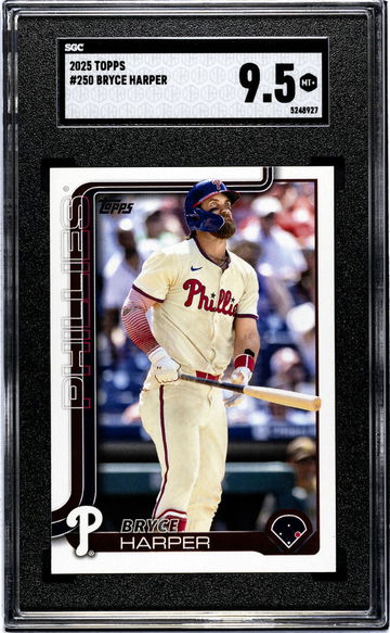2025 Topps #250 Bryce Harper SGC 9.5