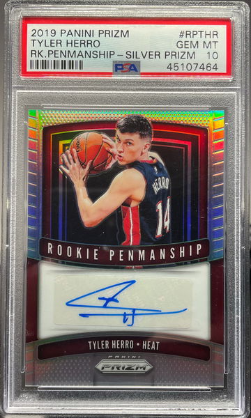 Tyler Herro Silver Auto Prizm