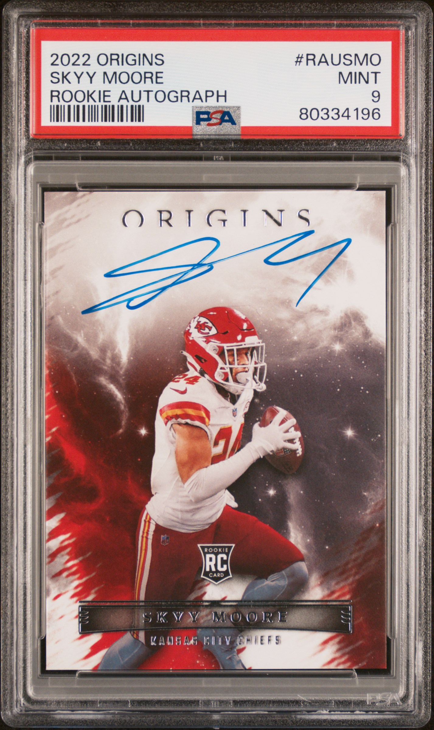  2022 Panini Origins Rookie Autographs Skyy Moore PSA 9  