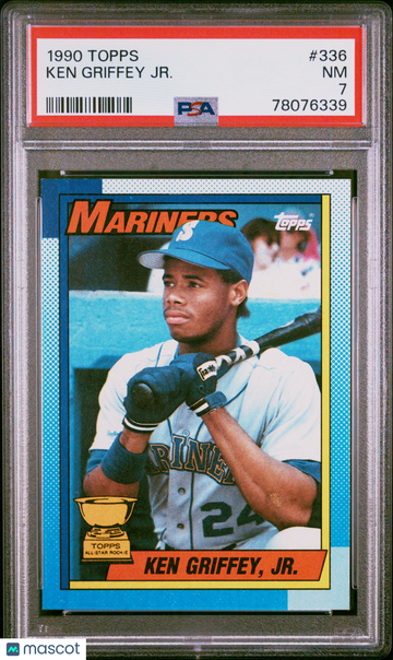 1990 Topps Ken Griffey JR. #336 PSA 7