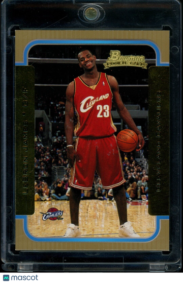 2003-04 Bowman LeBron James Rookie Gold RC Cleveland Cavaliers
