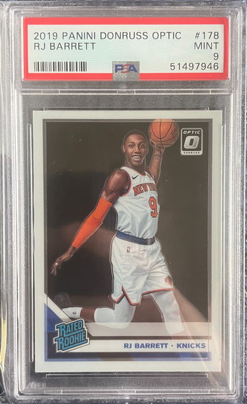2019 Panini Donruss Optic RJ Barrett PSA 9