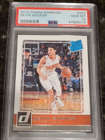 2015 Panini Donruss Devin Booker Rated Rookie PSA 10