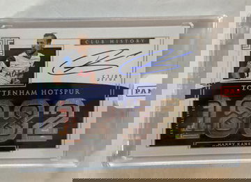 Harry Kane 2020-21 Panini Impeccable Club History Auto /82 England
