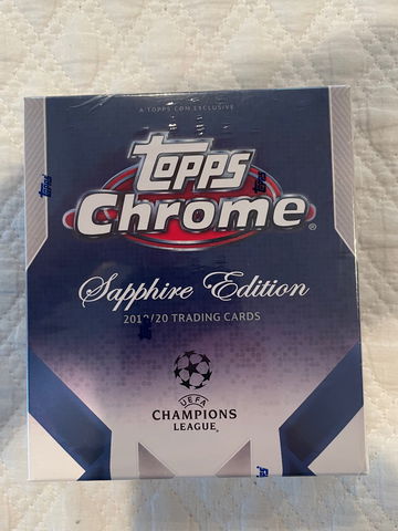 2019 Topps Sapphire Soccer Box Sealed