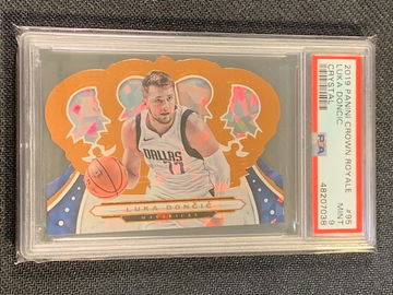 2019/20 Crown Royale Luka Doncic Crystal PSA 9