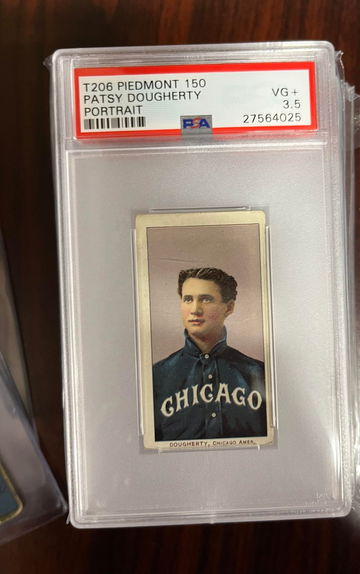 T206 Patsy Dougherty PSA 3.5 Piedmont 150