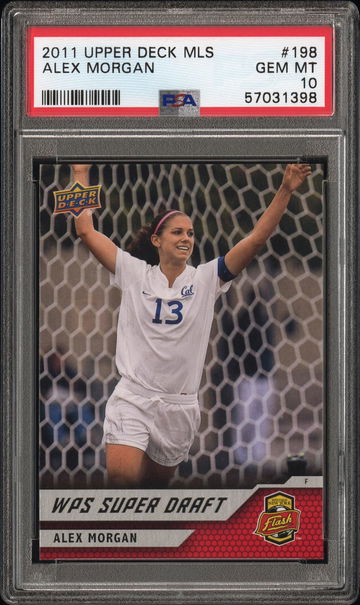 2011 Upper Deck Alex Morgan #198  PSA 10