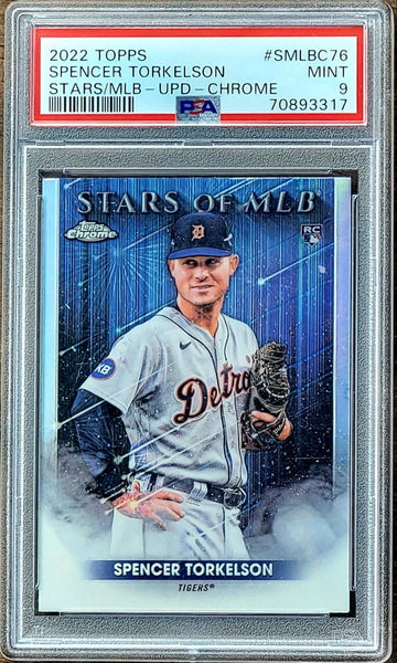 2022 SPENCER TORKELSON Topps Chrome Stars Of MLB PSA 9 POP 14 Rookie RC #76