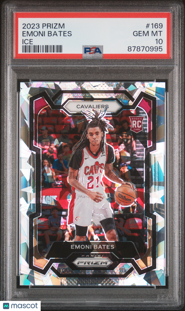 2023 Panini Prizm Emoni Bates #169 Ice PSA 10