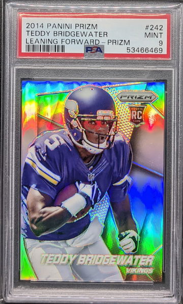 2014 Prizm Teddy Bridgewater Silver PSA 9