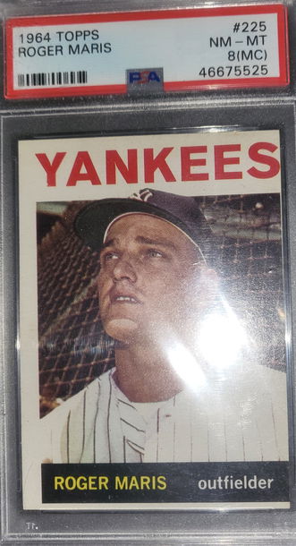 1964 Roger Maris PSA 8 (mc)