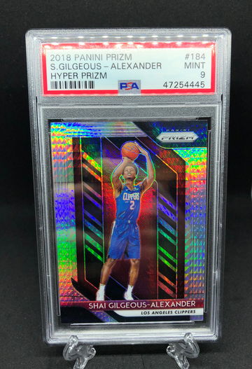 Shai Gilgeous Alexander Hyper Prizm PSA 9