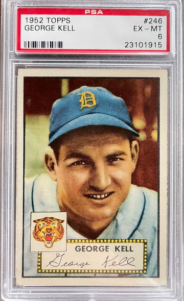 1952 Topps #246 George Kell PSA 6