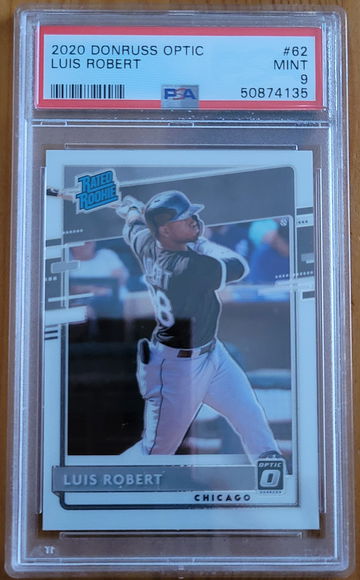 2020 Donruss Optic Rated Rookie Luis Robert PSA 9 Mint