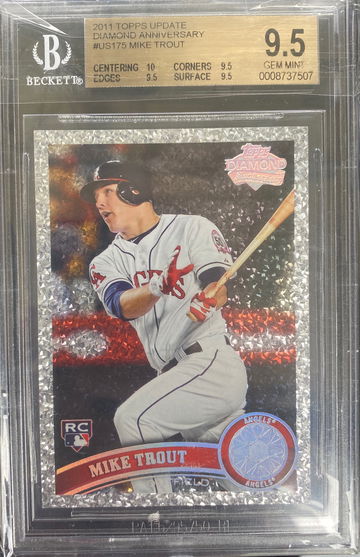 2011 Topps Update Mike Trout Diamond True gem plus 