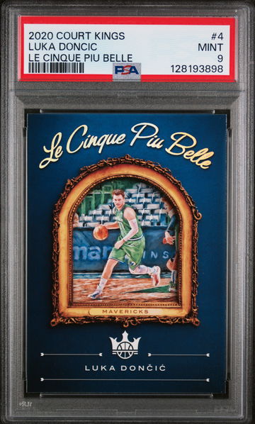 2020 Panini Court Kings Le Cinque Piu Belle Luka Doncic #4 PSA 9
