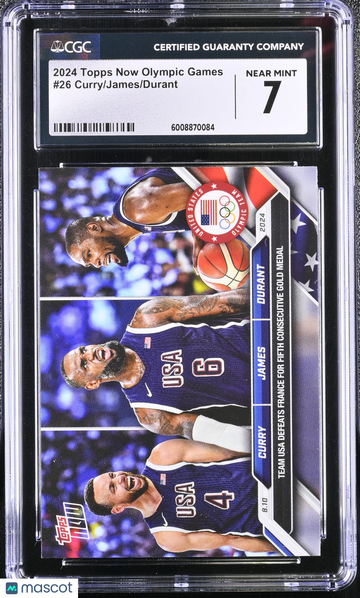 2024 Topps Now Olympic Games #26 CGC 7