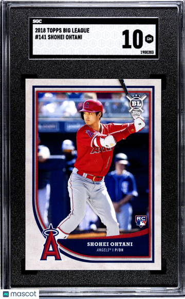 2018 Topps Big League Shohei Ohtani #141 SGC 10