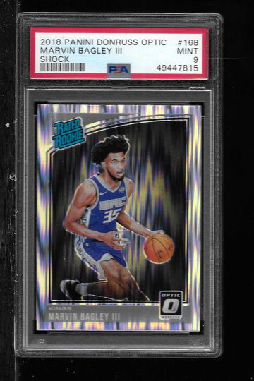 2018 DONRUSS OPTIC MARVIN BAGLEY III SHOCK PSA 9