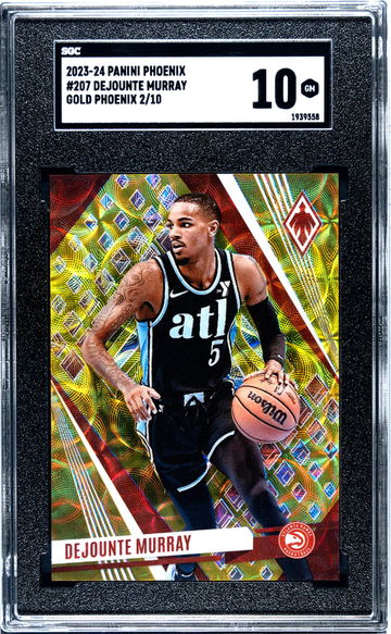 2023 Phoenix #207 Dejounte Murray Gold Phoenix /10 SGC 10
