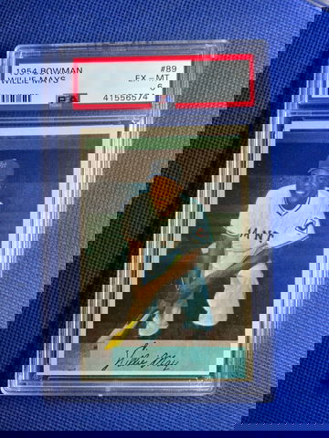 69607853 WILLIE MAYS 1954 Bowman #89 PSA 6