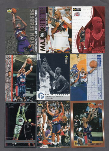 Charles Barkley NBA Basketball Card Lot (14) - HOF Suns Rockets Nice Variety